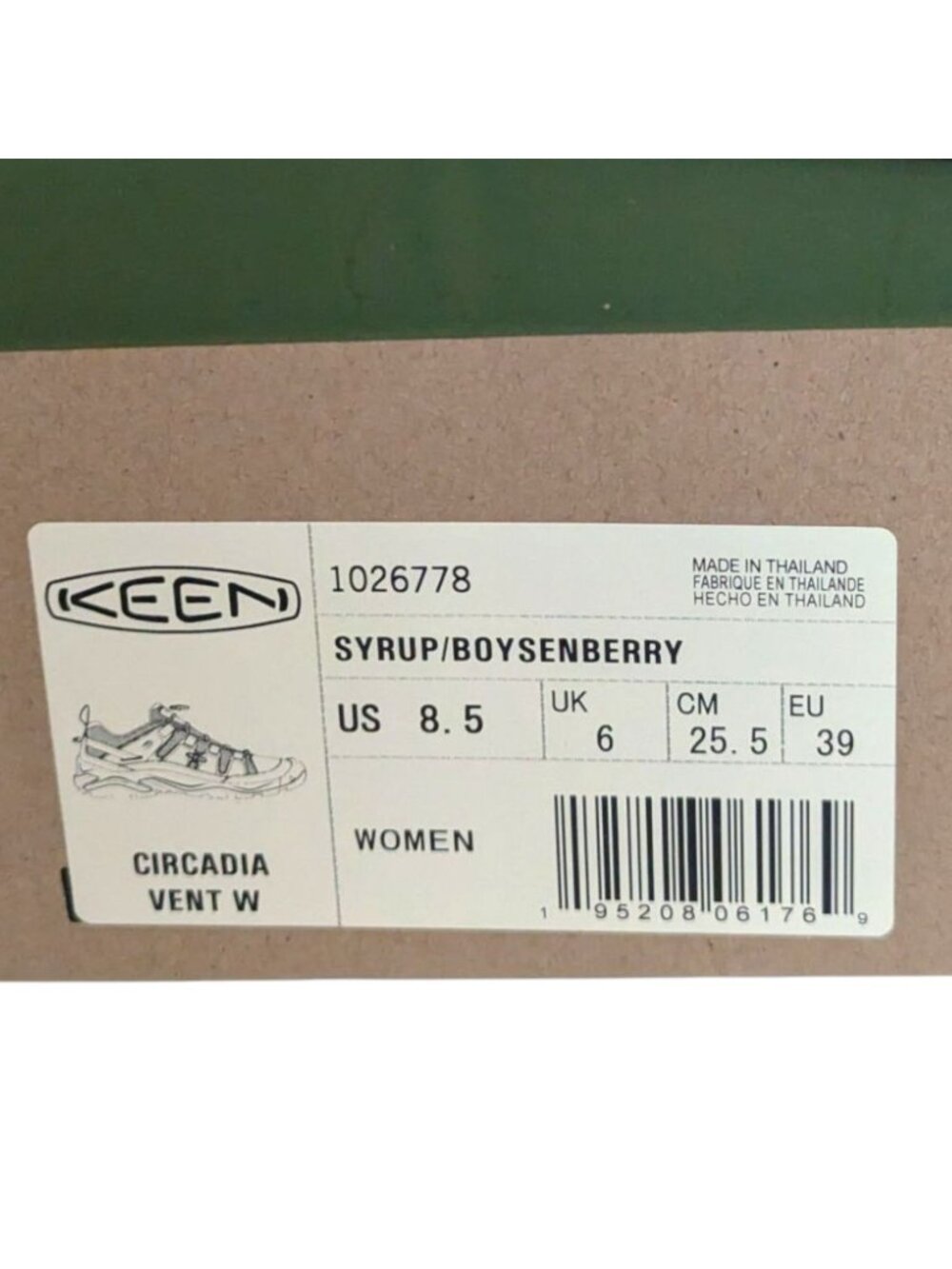 Keen Circadia Vent Leather Hiking Shoes Syrup Boysenberry Brown Purple Sz 8.5 - Picture 5 of 12